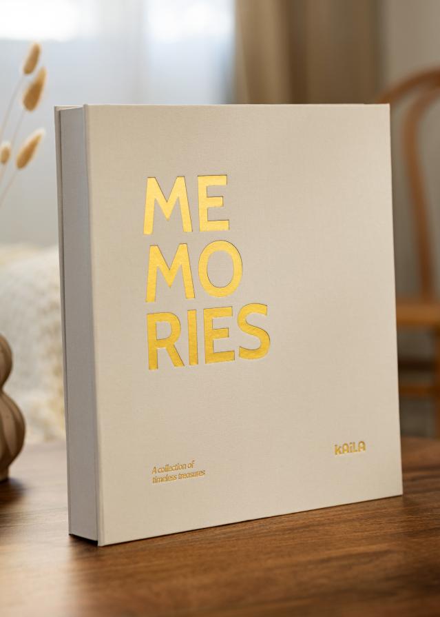 KAILA Foto albums Memories Creme - 600 bildes 11x15 cm