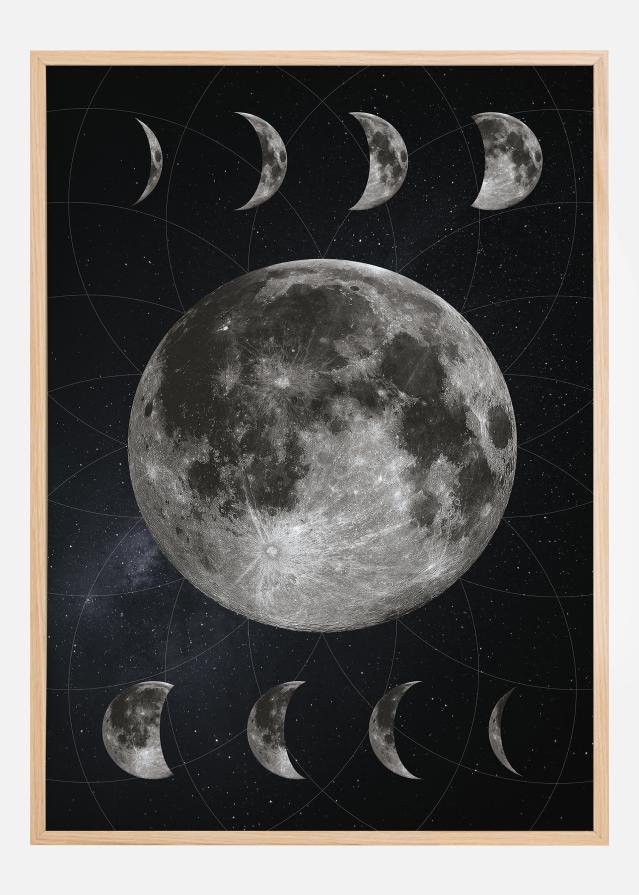 Moon Phases Plakāts