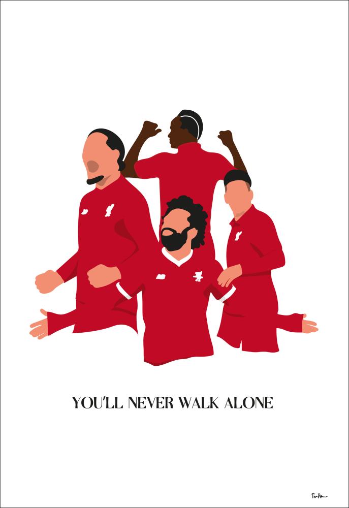 You Will Never Walk Alone-Liverpool Players Plakāts