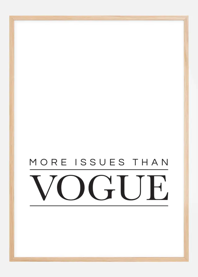 Vogue Plakāts