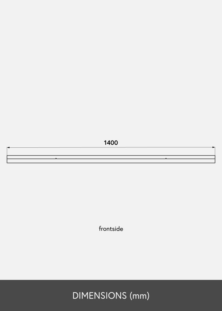 Plaukts gleznai Ozols 140 cm