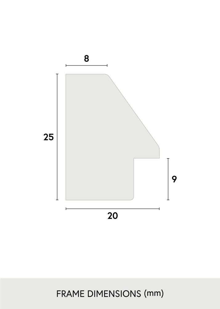 Rāmis Globe Akrila stikls Espresso 60x90 cm