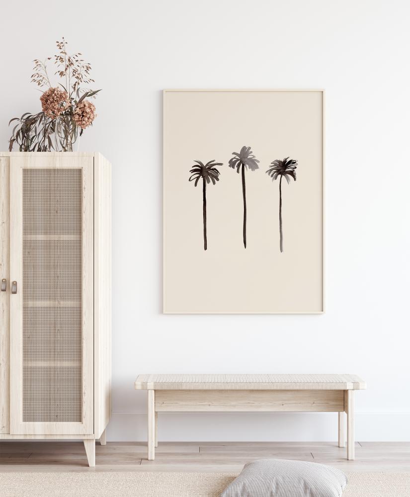 Palm Trees Ink Plakāts