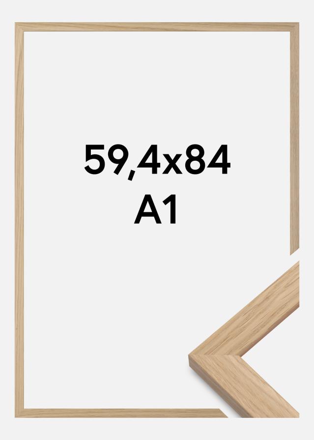 Rāmis Oak Wood Akrila stikls 59,4x84 cm (A1)