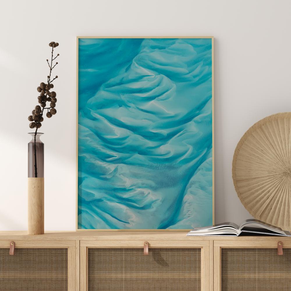 Blue Wave Art Plakāts