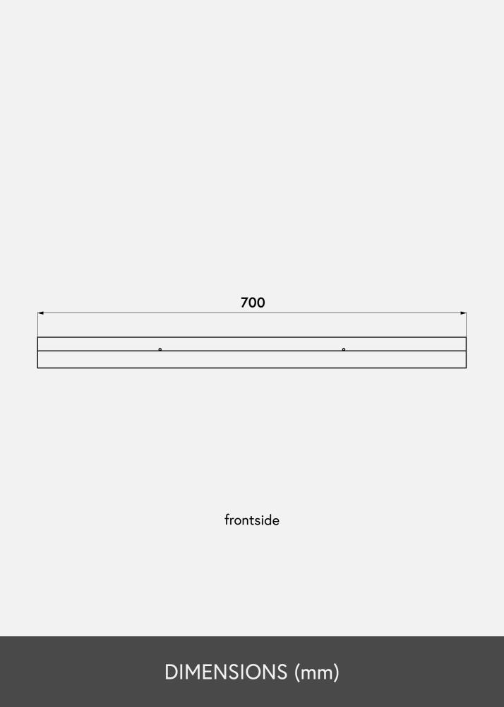 Plaukts gleznai Ozols 70 cm