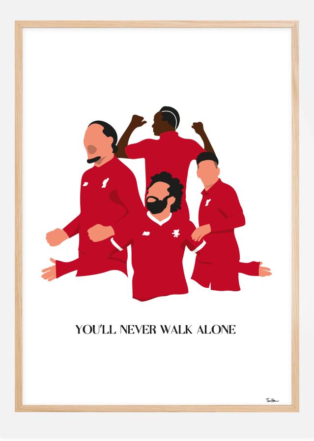 You Will Never Walk Alone-Liverpool Players Plakāts