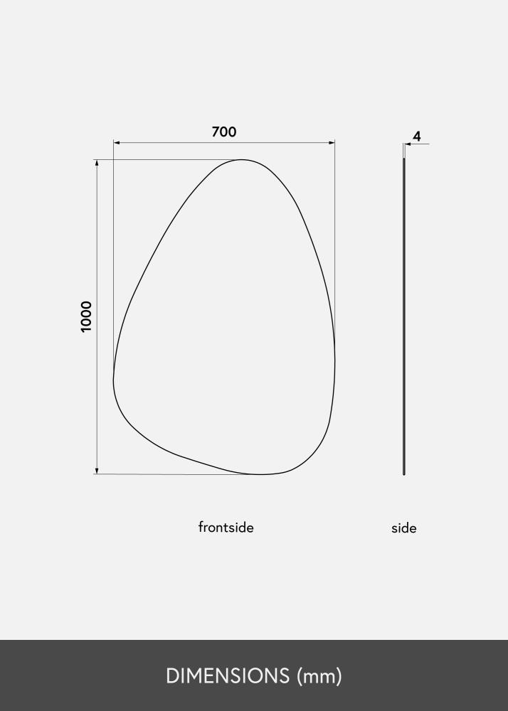 KAILA Spogulis Shape I 70x100 cm