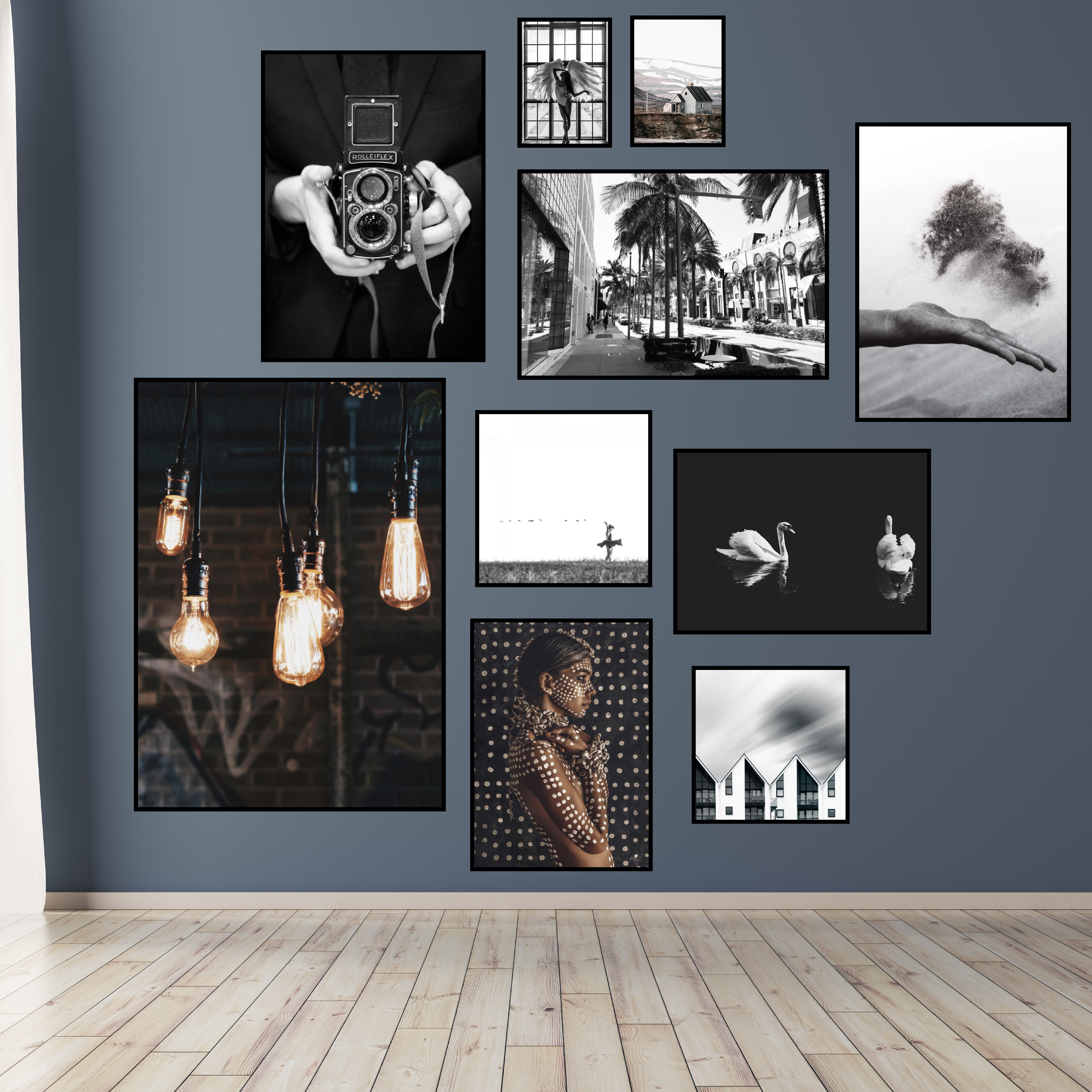 Tāvelvagg golv till tak